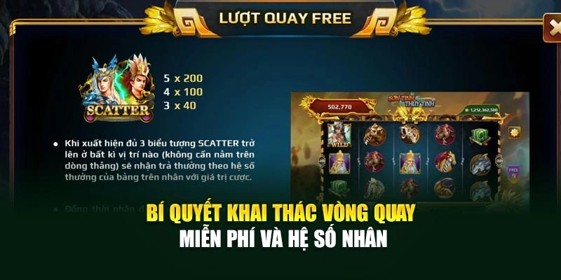 Bí quyết khai thác vòng quay miễn phí và hệ số nhân