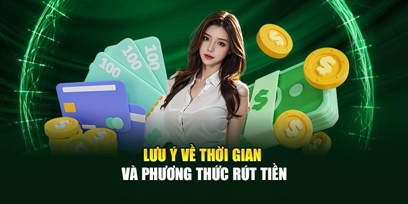 Lưu ý về thời gian và phương thức rút tiền